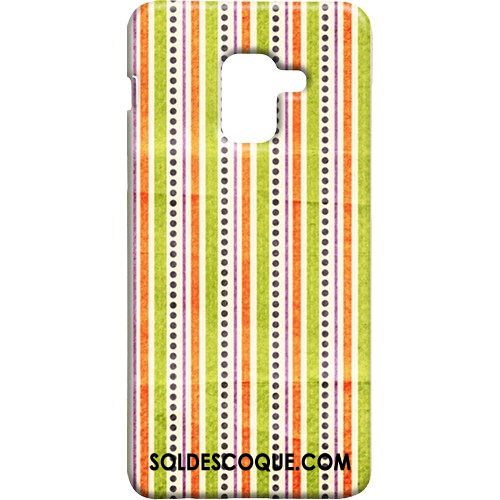 Coque Samsung Galaxy A8 2018 Délavé En Daim Étui Étoile Plaid Vintage Soldes