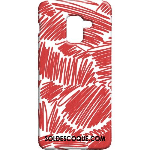 Coque Samsung Galaxy A8 2018 Délavé En Daim Étui Étoile Plaid Vintage Soldes