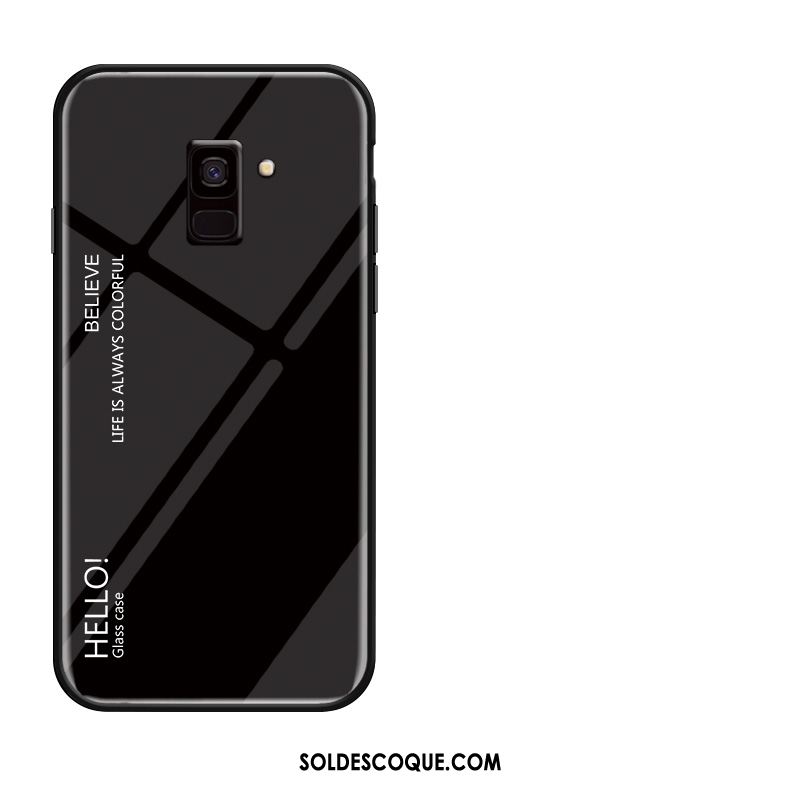 Coque Samsung Galaxy A8 2018 Fluide Doux Téléphone Portable Étui Étoile Membrane En Vente