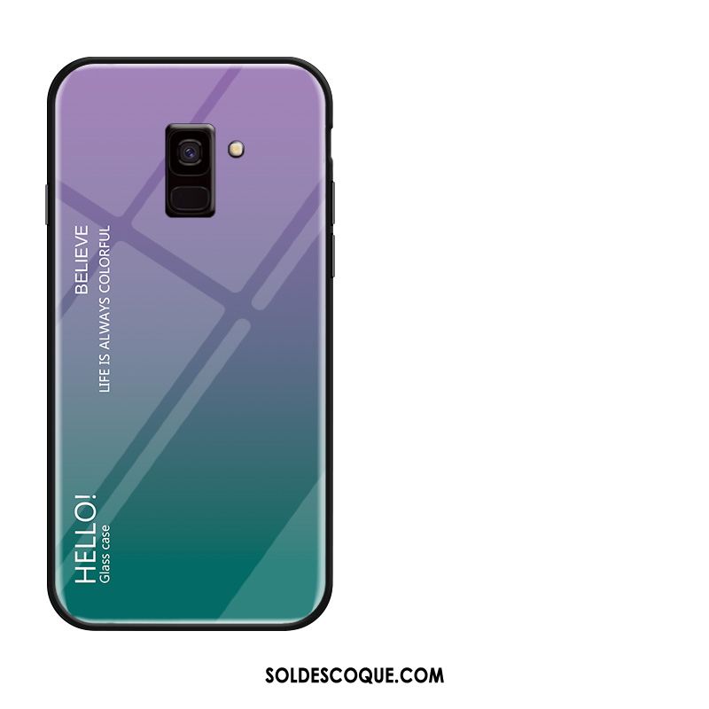 Coque Samsung Galaxy A8 2018 Fluide Doux Téléphone Portable Étui Étoile Membrane En Vente