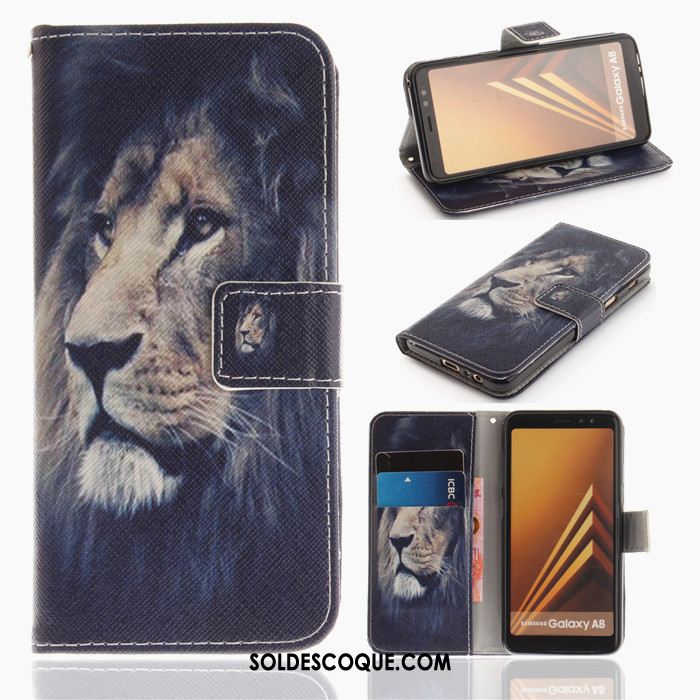 Coque Samsung Galaxy A8 2018 Nouveau Incassable Étoile Téléphone Portable Étui Soldes