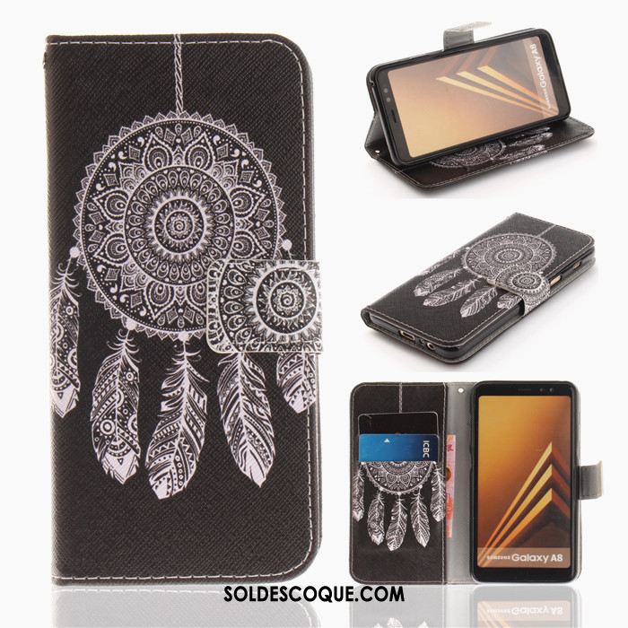 Coque Samsung Galaxy A8 2018 Nouveau Incassable Étoile Téléphone Portable Étui Soldes