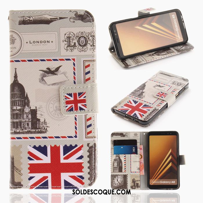 Coque Samsung Galaxy A8 2018 Nouveau Incassable Étoile Téléphone Portable Étui Soldes