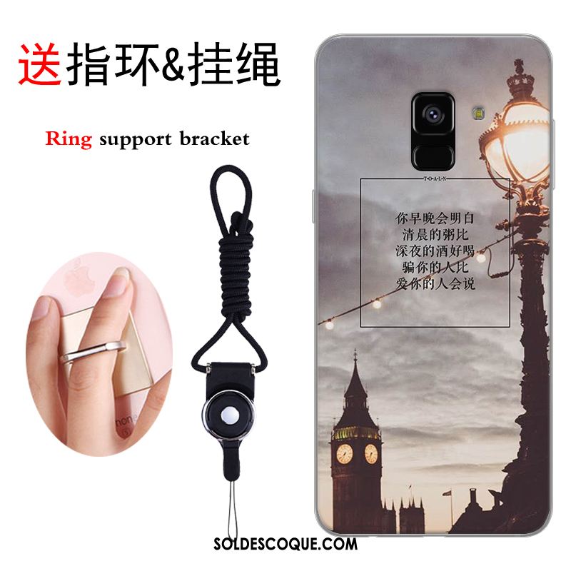 Coque Samsung Galaxy A8 2018 Personnalité Téléphone Portable Marque De Tendance Étui Étoile France