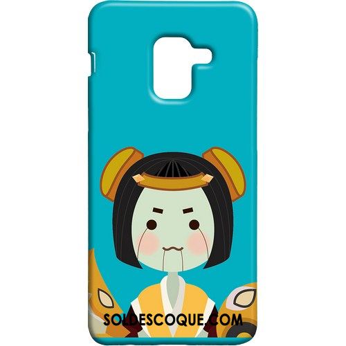 Coque Samsung Galaxy A8 2018 Protection Téléphone Portable Vert Étoile Étui France