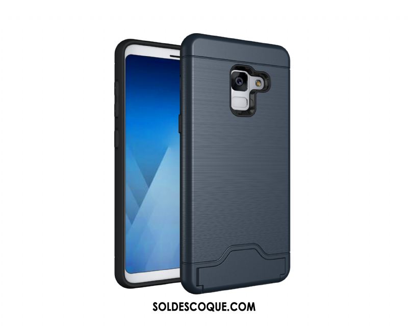 Coque Samsung Galaxy A8 2018 Tendance Téléphone Portable Protection Modèle Fleurie Noir En Vente