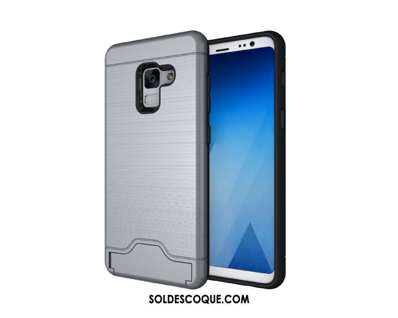 Coque Samsung Galaxy A8 2018 Tendance Téléphone Portable Protection Modèle Fleurie Noir En Vente