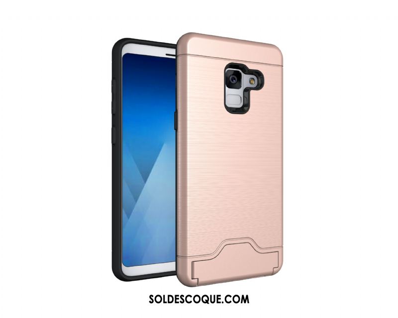 Coque Samsung Galaxy A8 2018 Tendance Téléphone Portable Protection Modèle Fleurie Noir En Vente