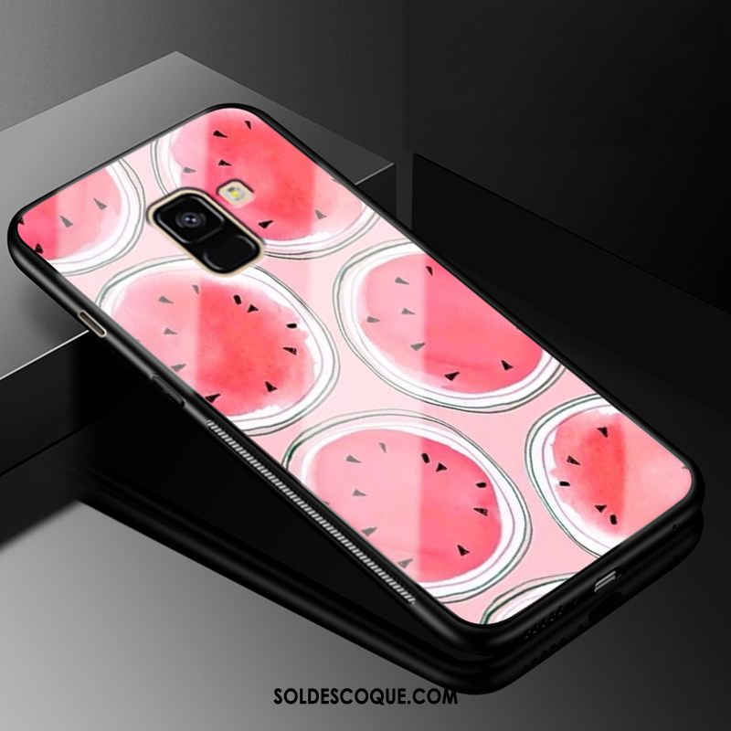 Coque Samsung Galaxy A8 2018 Téléphone Portable Rose Protection Étoile Étui En Ligne