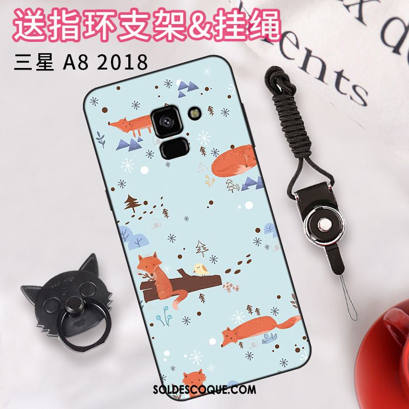 Coque Samsung Galaxy A8 2018 Téléphone Portable Étoile Étui Incassable Tendance Pas Cher