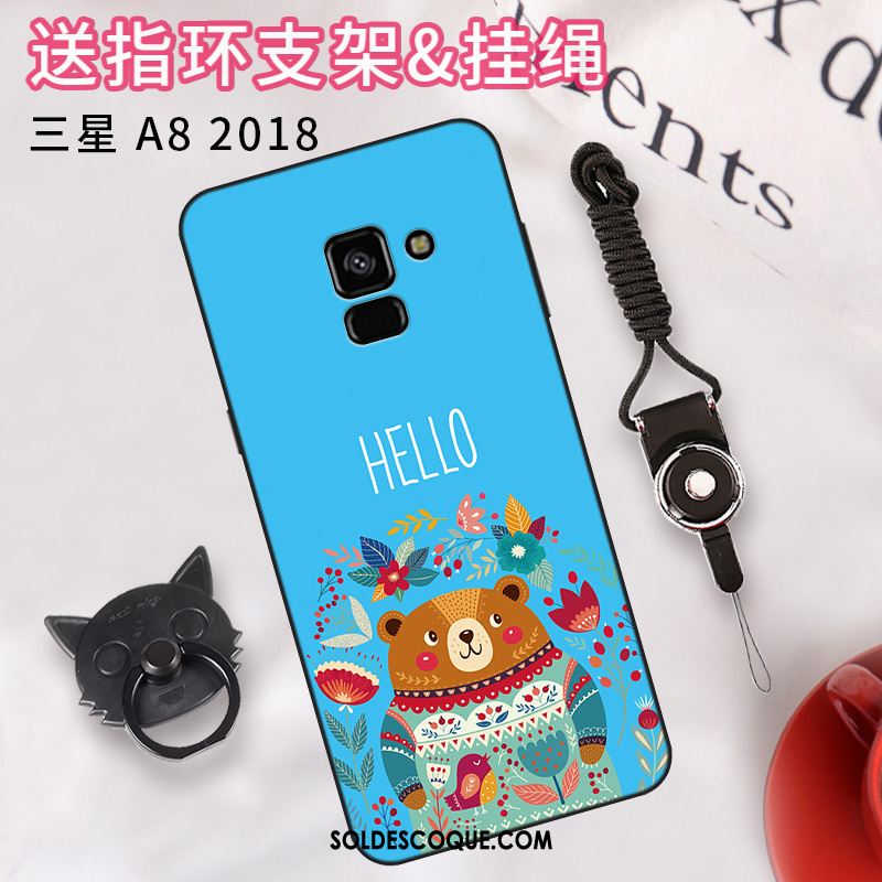 Coque Samsung Galaxy A8 2018 Téléphone Portable Étoile Étui Incassable Tendance Pas Cher