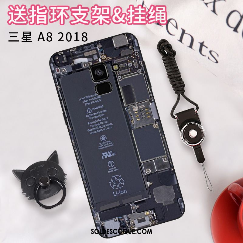 Coque Samsung Galaxy A8 2018 Téléphone Portable Étoile Étui Incassable Tendance Pas Cher