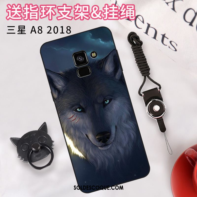 Coque Samsung Galaxy A8 2018 Téléphone Portable Étoile Étui Incassable Tendance Pas Cher