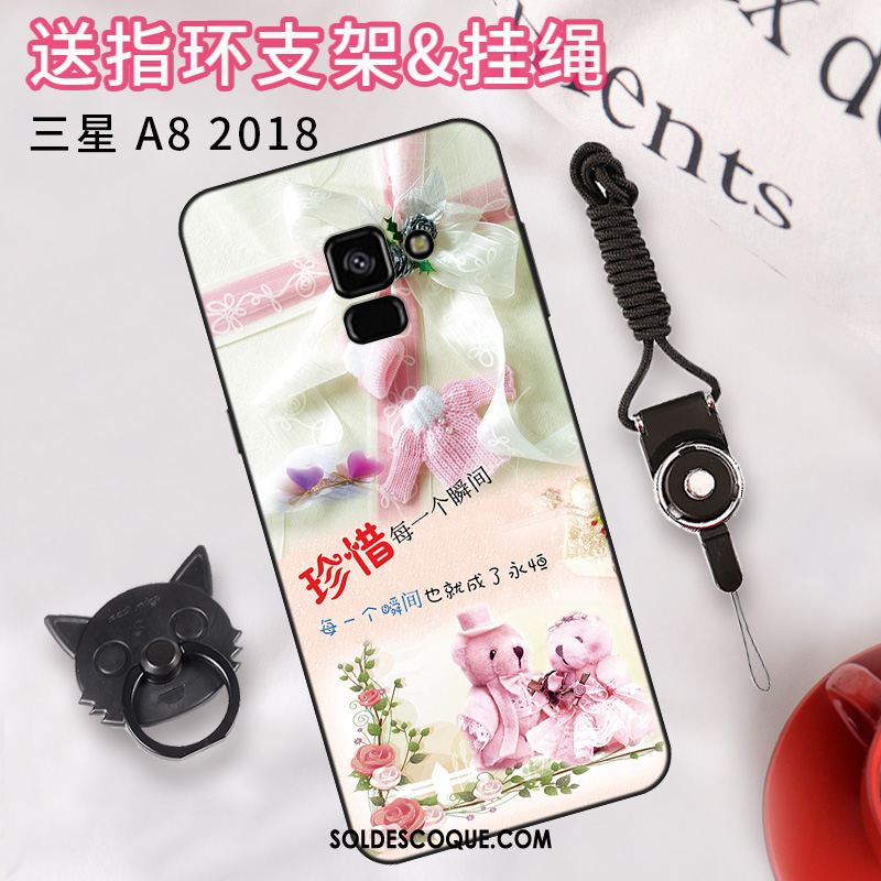 Coque Samsung Galaxy A8 2018 Téléphone Portable Étoile Étui Incassable Tendance Pas Cher