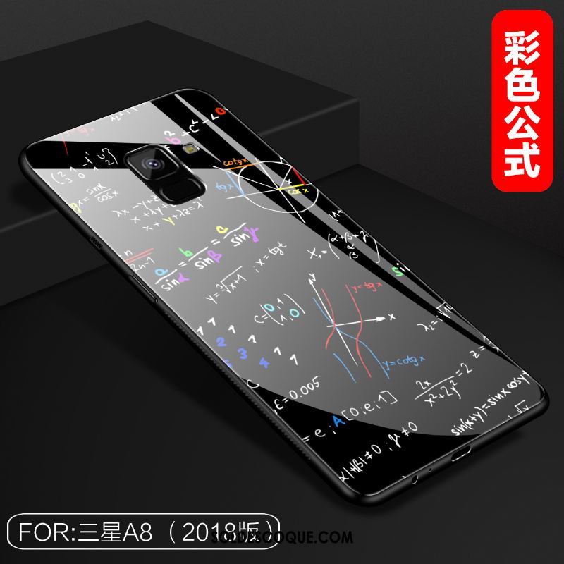 Coque Samsung Galaxy A8 2018 Étoile Créatif Téléphone Portable Incassable Verre Soldes