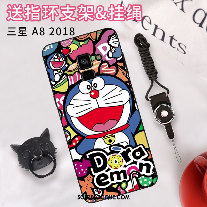 Coque Samsung Galaxy A8 2018 Étui Simple Étoile Téléphone Portable Tendance Pas Cher