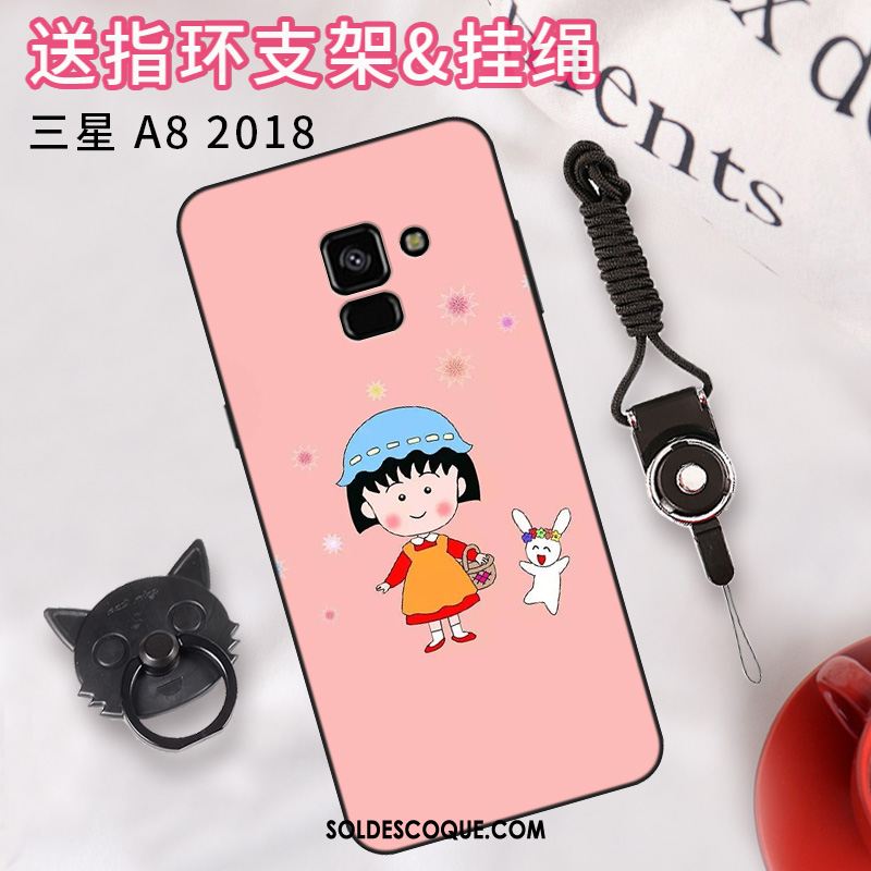 Coque Samsung Galaxy A8 2018 Étui Simple Étoile Téléphone Portable Tendance Pas Cher