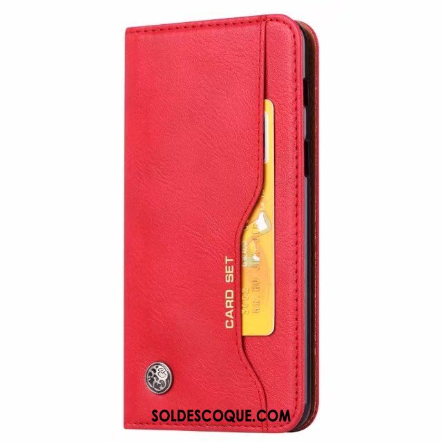 Coque Samsung Galaxy A8 Carte Étui Vin Rouge Étoile Protection Pas Cher