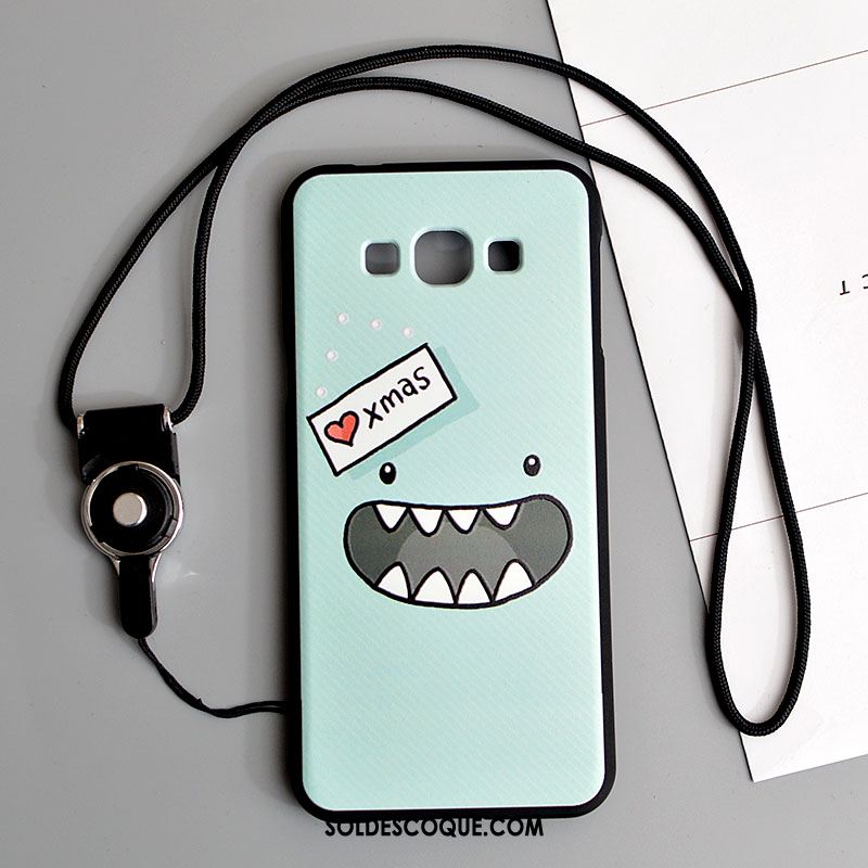 Coque Samsung Galaxy A8 Dessin Animé Silicone Ornements Suspendus Étoile Noir Pas Cher