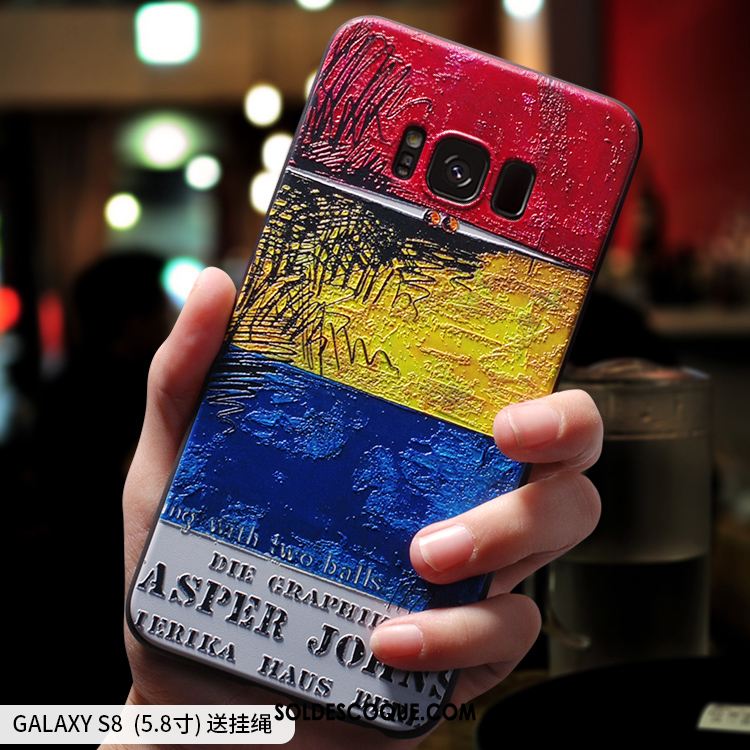 Coque Samsung Galaxy A8 Délavé En Daim Créatif Incassable Très Mince Tout Compris En Vente