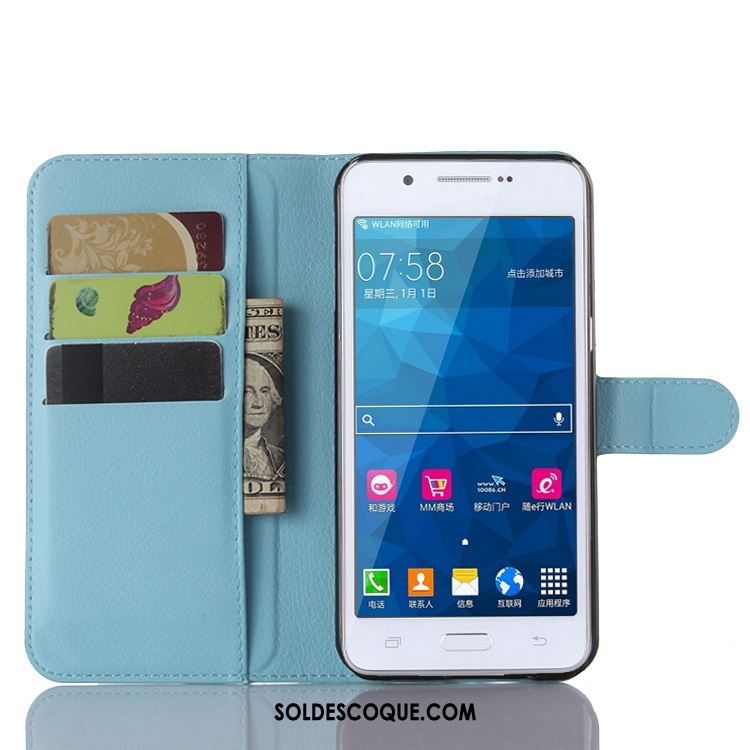 Coque Samsung Galaxy A8 Litchi Portefeuille Tout Compris Étoile Téléphone Portable Soldes