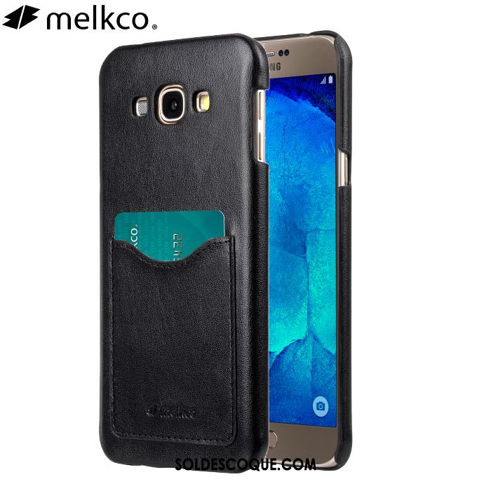 Coque Samsung Galaxy A8 Protection Étui En Cuir Étoile Téléphone Portable Carte Pas Cher