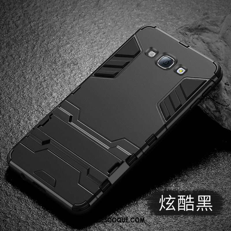 Coque Samsung Galaxy A8 Silicone Étui Étoile Incassable Gris Pas Cher