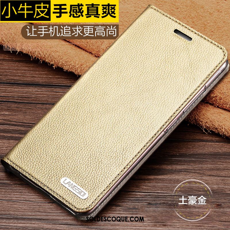 Coque Samsung Galaxy A8 Simple Étui Incassable Cuir Véritable Téléphone Portable En Vente