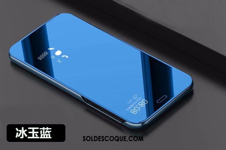 Coque Samsung Galaxy A8 Transparent Protection Tendance Bleu Miroir En Ligne