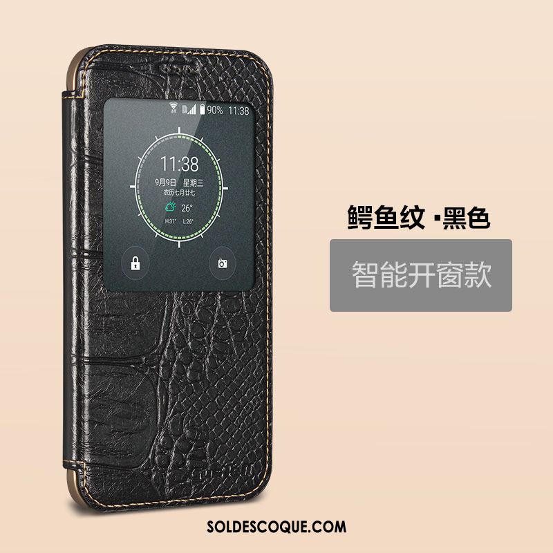Coque Samsung Galaxy A8 Téléphone Portable Étui En Cuir Business Étoile Cuir Véritable Soldes