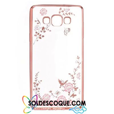 Coque Samsung Galaxy A8 Étoile Luxe Strass Placage Tendance Pas Cher