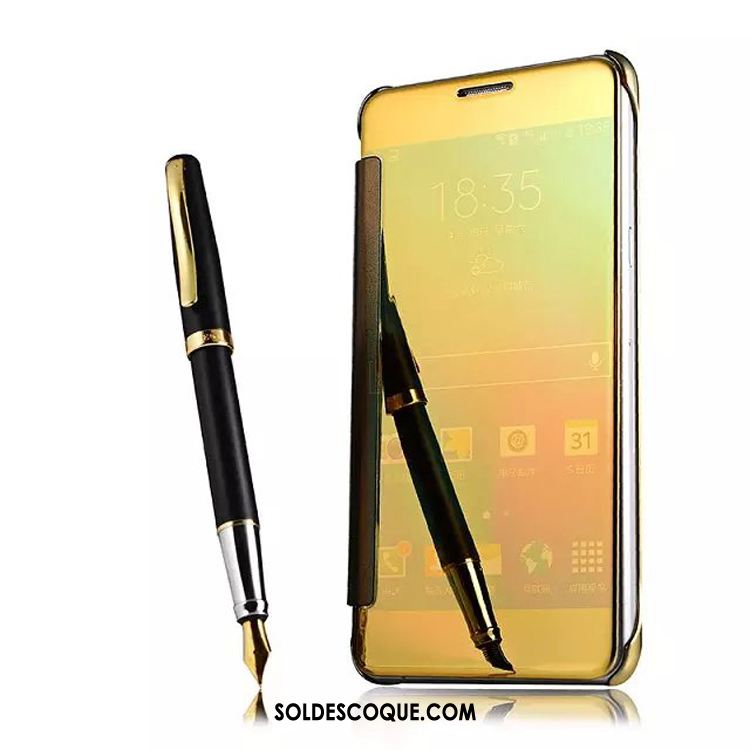 Coque Samsung Galaxy A8 Étui En Cuir Difficile Étoile Miroir Protection Soldes