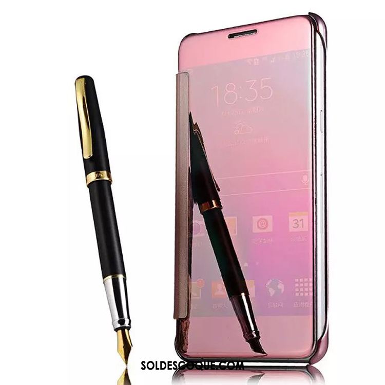 Coque Samsung Galaxy A8 Étui En Cuir Difficile Étoile Miroir Protection Soldes