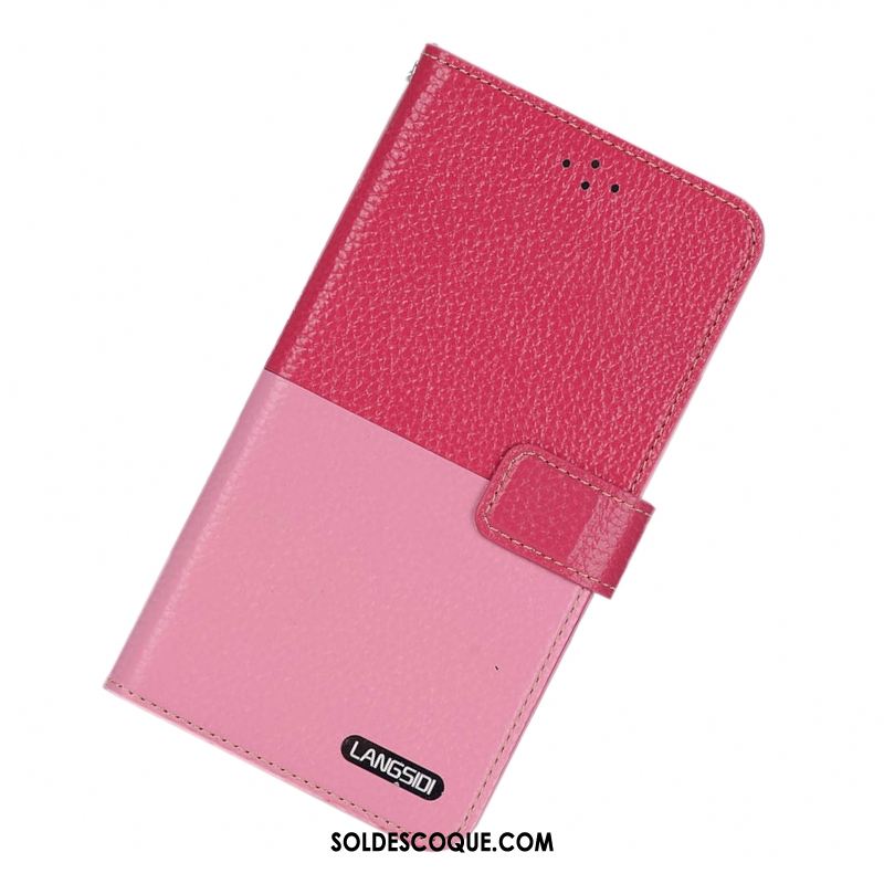 Coque Samsung Galaxy A8 Étui En Cuir Incassable Simple Protection Téléphone Portable Pas Cher