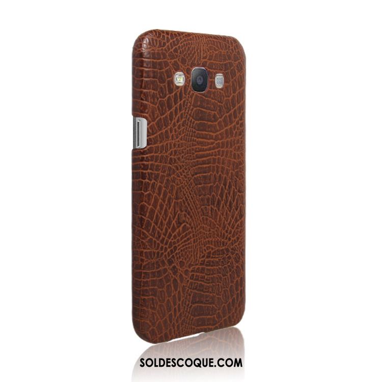 Coque Samsung Galaxy A8 Étui En Cuir Étoile Difficile Rouge Protection Pas Cher