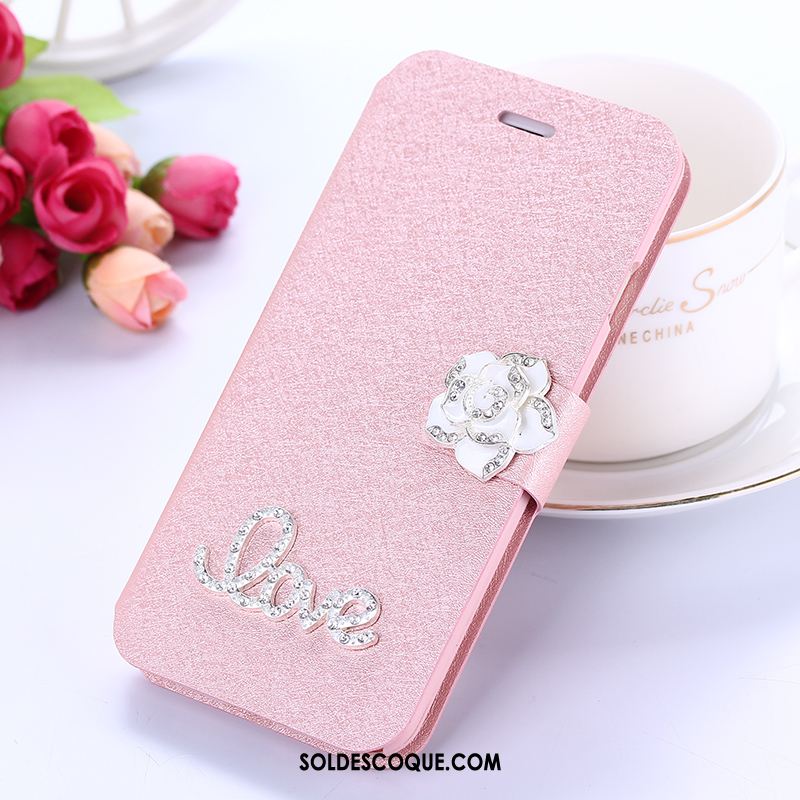 Coque Samsung Galaxy A8 Étui En Cuir Étoile Protection Clamshell Rose Housse Soldes