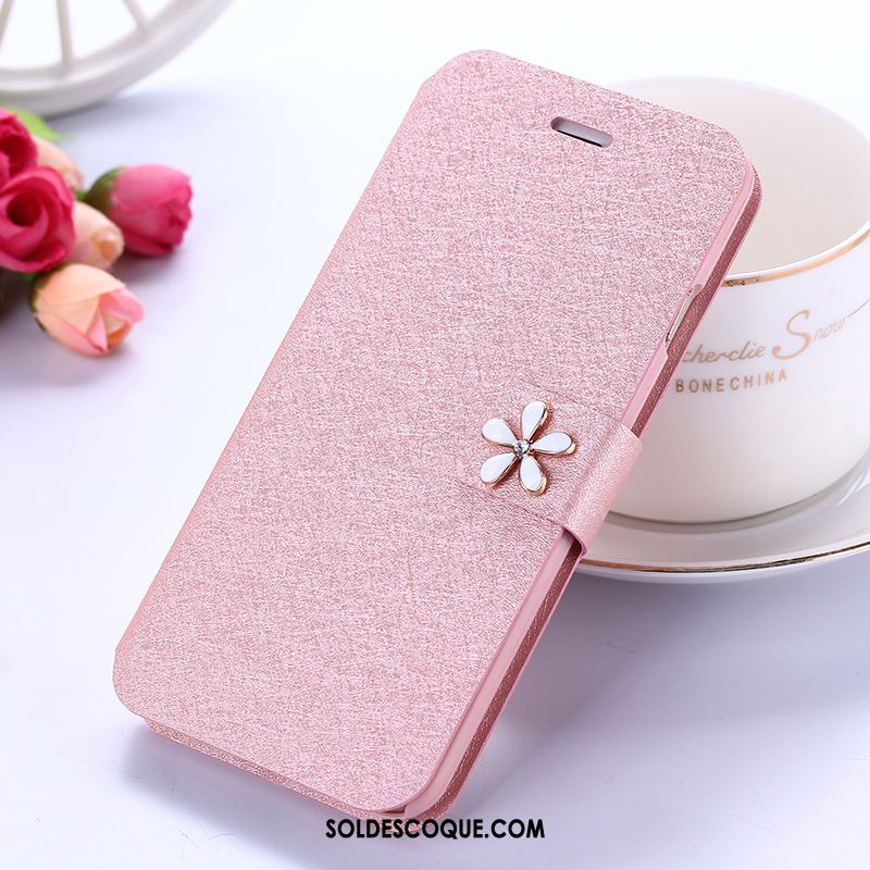 Coque Samsung Galaxy A8 Étui En Cuir Étoile Protection Clamshell Rose Housse Soldes