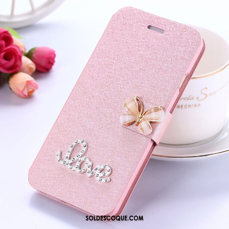 Coque Samsung Galaxy A8 Étui En Cuir Étoile Protection Clamshell Rose Housse Soldes