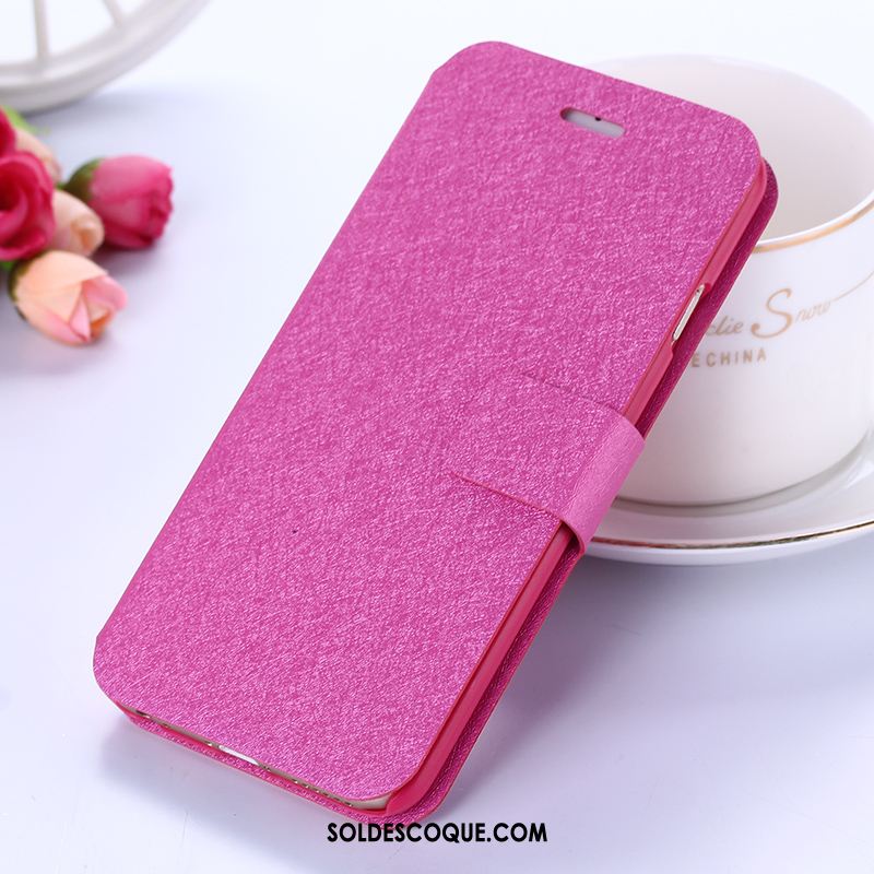 Coque Samsung Galaxy A8 Étui En Cuir Étoile Protection Clamshell Rose Housse Soldes