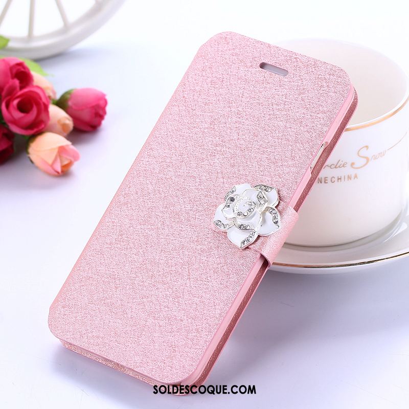 Coque Samsung Galaxy A8 Étui En Cuir Étoile Protection Clamshell Rose Housse Soldes