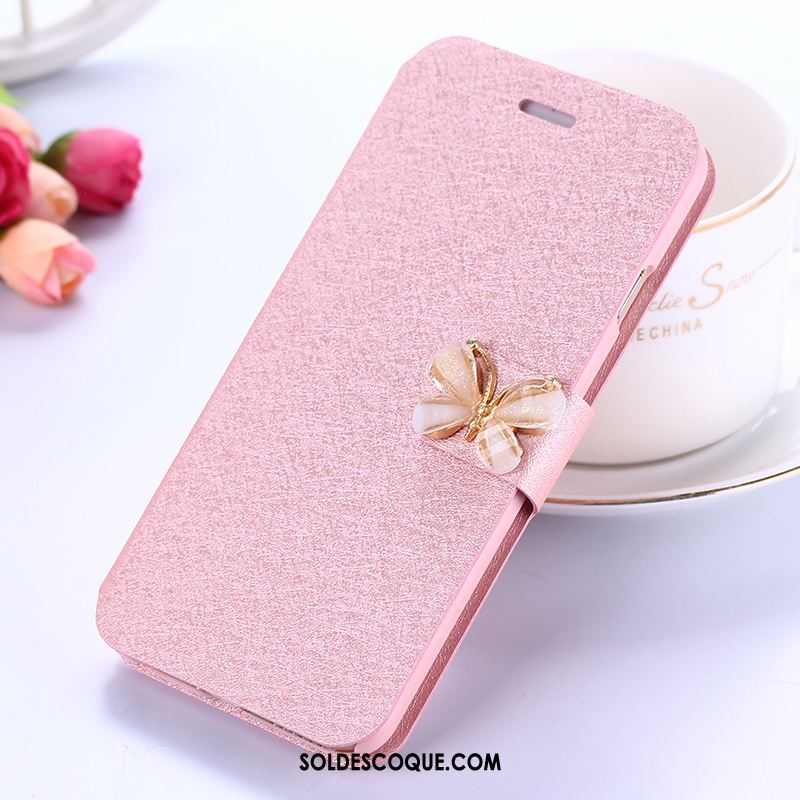 Coque Samsung Galaxy A8 Étui En Cuir Étoile Protection Clamshell Rose Housse Soldes