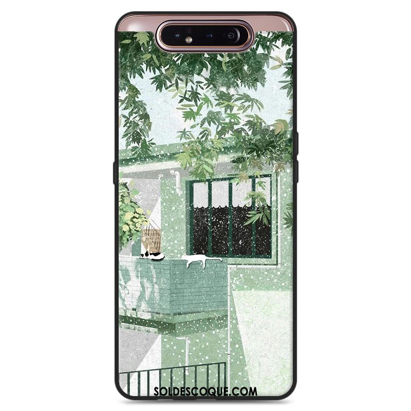 Coque Samsung Galaxy A80 Protection Petit Étoile Art Étui Housse Soldes