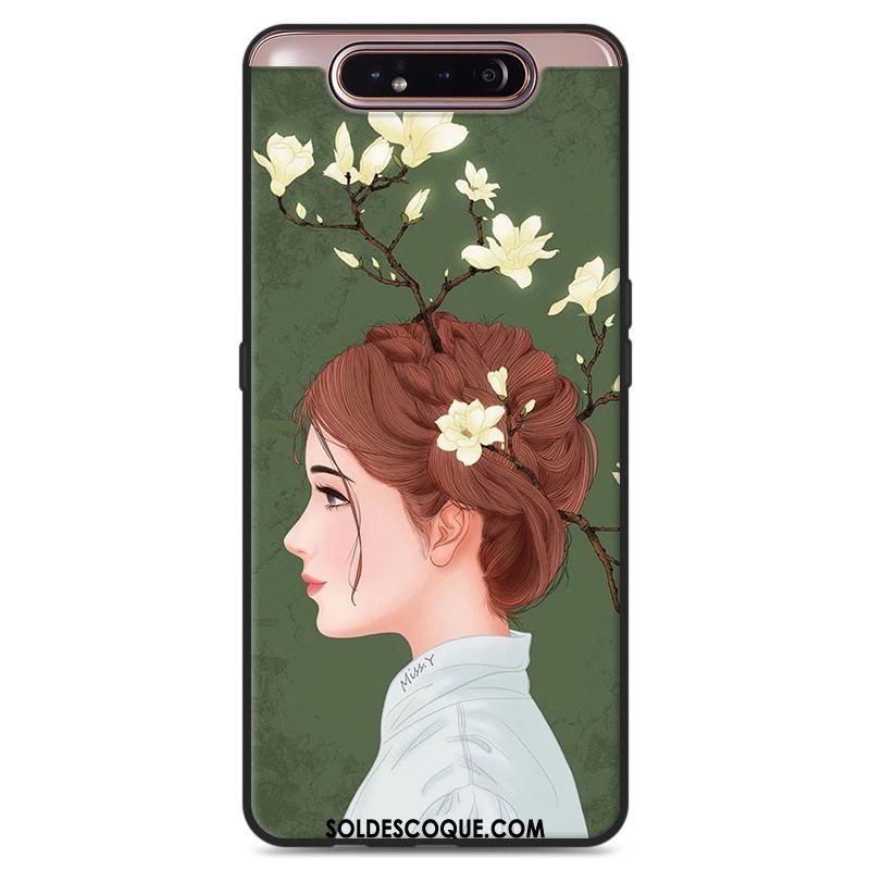 Coque Samsung Galaxy A80 Protection Petit Étoile Art Étui Housse Soldes