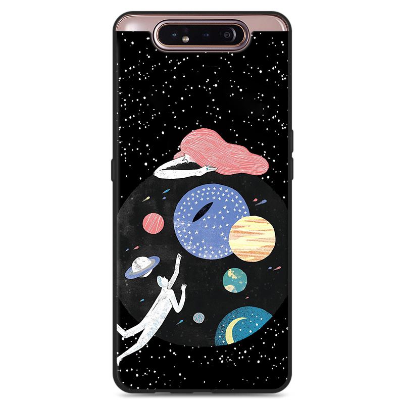 Coque Samsung Galaxy A80 Protection Petit Étoile Art Étui Housse Soldes