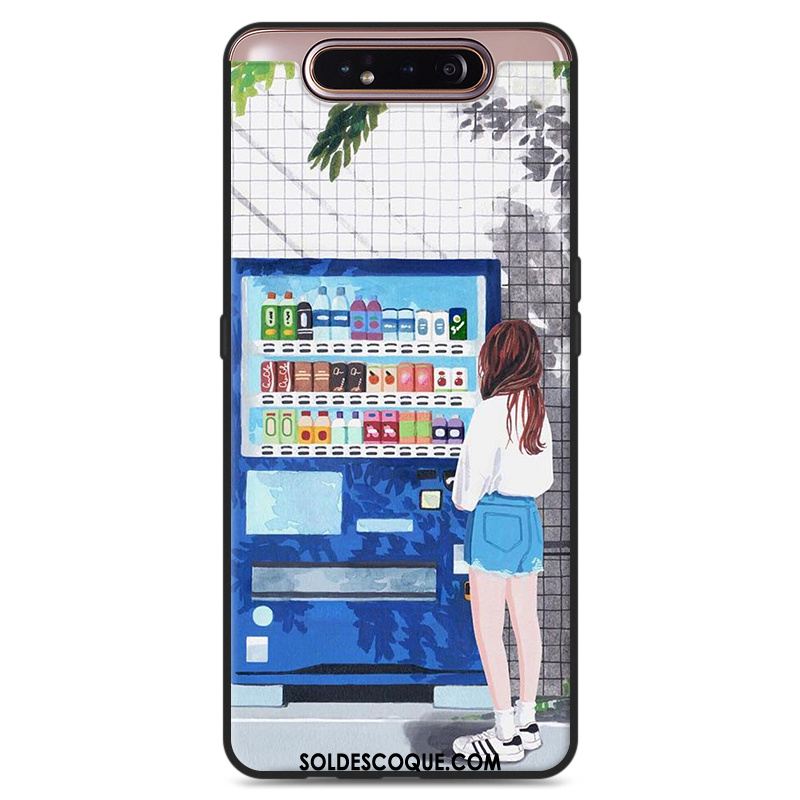 Coque Samsung Galaxy A80 Protection Petit Étoile Art Étui Housse Soldes