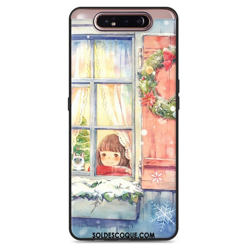 Coque Samsung Galaxy A80 Protection Petit Étoile Art Étui Housse Soldes