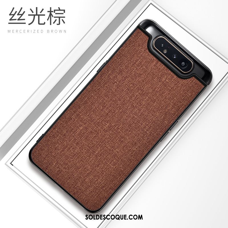 Coque Samsung Galaxy A80 Pu Étui Téléphone Portable Difficile Fluide Doux En Vente