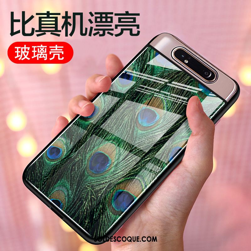 Coque Samsung Galaxy A80 Étoile Mode Vert Tout Compris Créatif Pas Cher