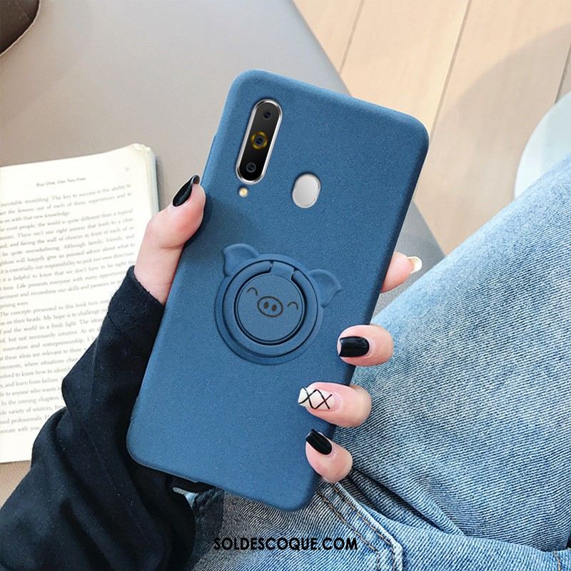 Coque Samsung Galaxy A8s Délavé En Daim Personnalité Étoile Tendance Tout Compris En Vente