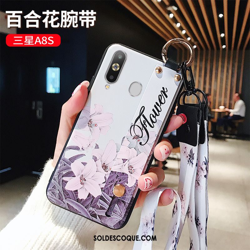Coque Samsung Galaxy A8s Fleur Protection Tendance Incassable Petit Soldes